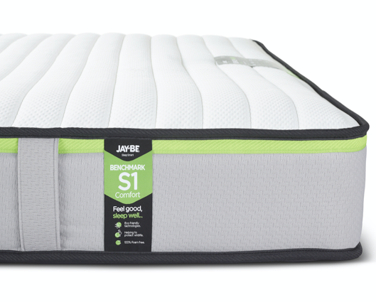 Jay-Be® Benchmark S1 Comfort Eco Friendly Mattress - King