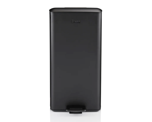 Swan Stealth 30L Pedal Bin Black