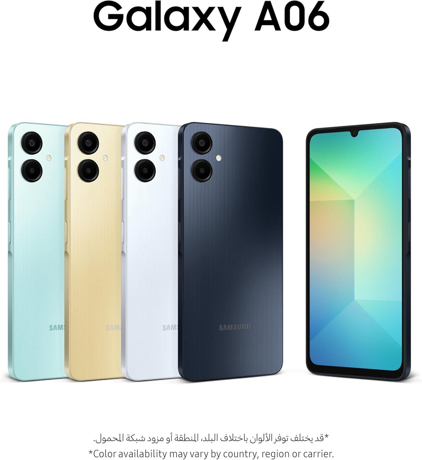 Samsung Galaxy A06 4G 4/64GB Unlocked & Sim free Smartphone Black