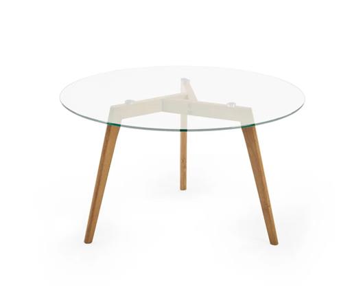 Bryant Round Glass Coffee Table