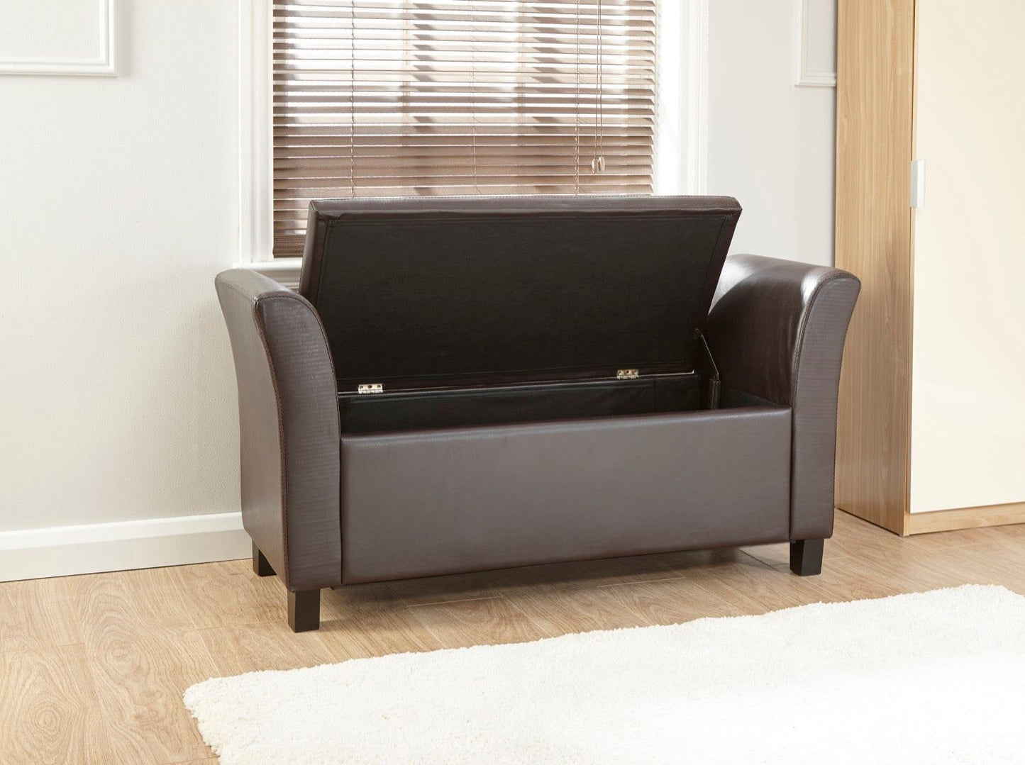 Vanessa Window Seat-Brown