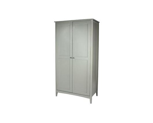 Como 2 Door Wardrobe-Light Grey