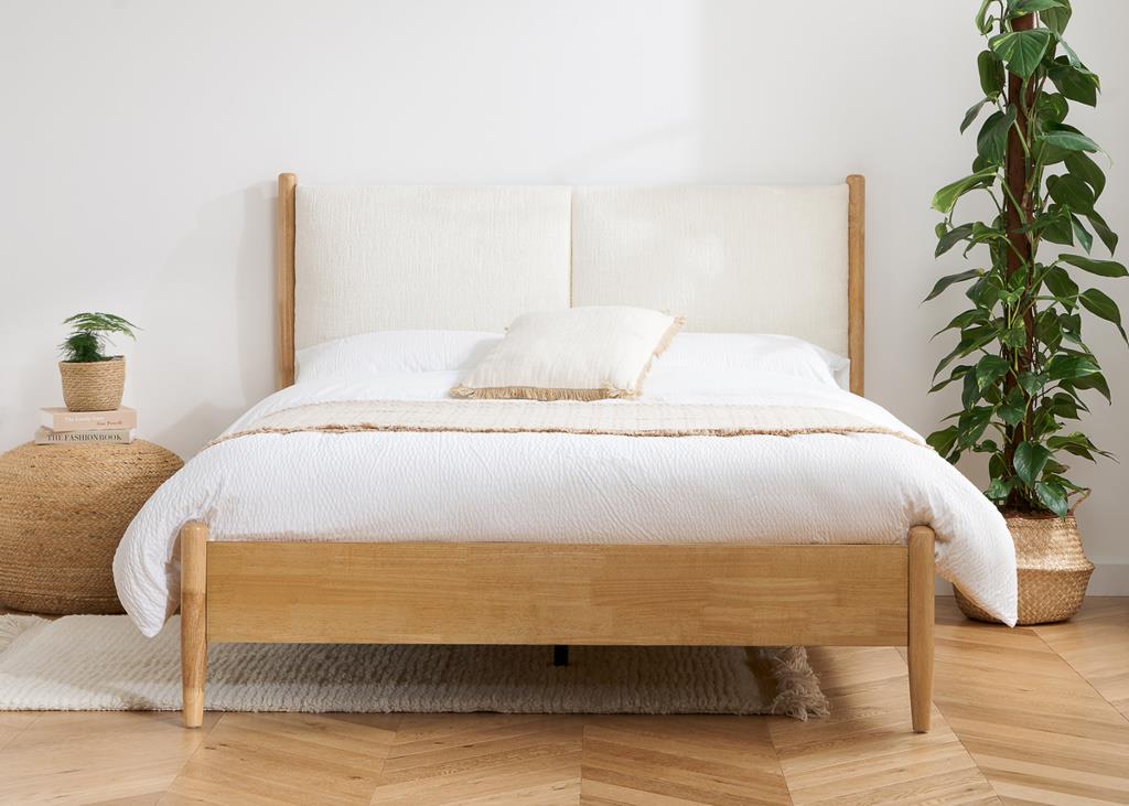 Marley King Bed - Oak