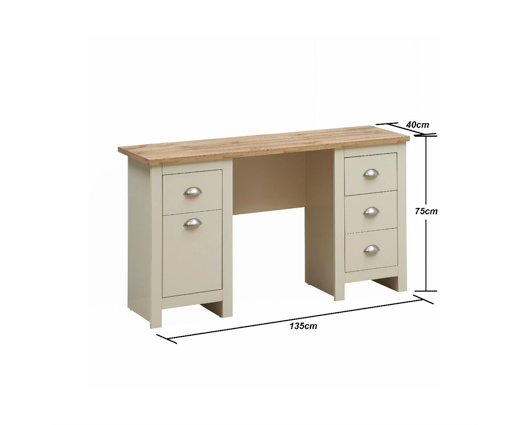 Lincoln 5 Drawer Desk