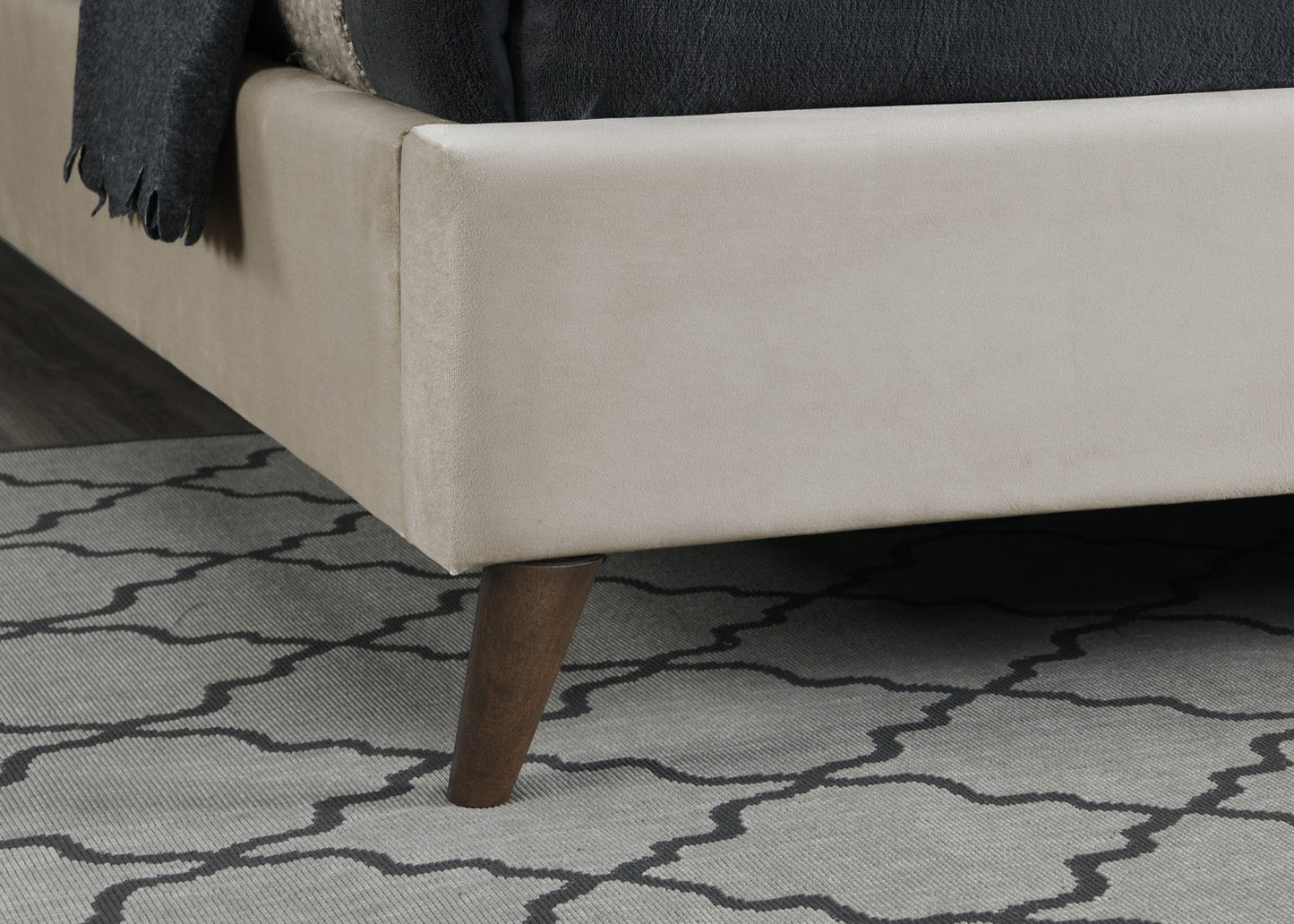 Eleanor King Bed - Warm Stone