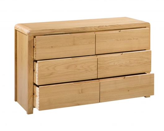 Curvus 6 Drawer Wide Chest