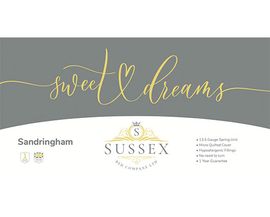 Sandringham Divan and Mattress Set - Double