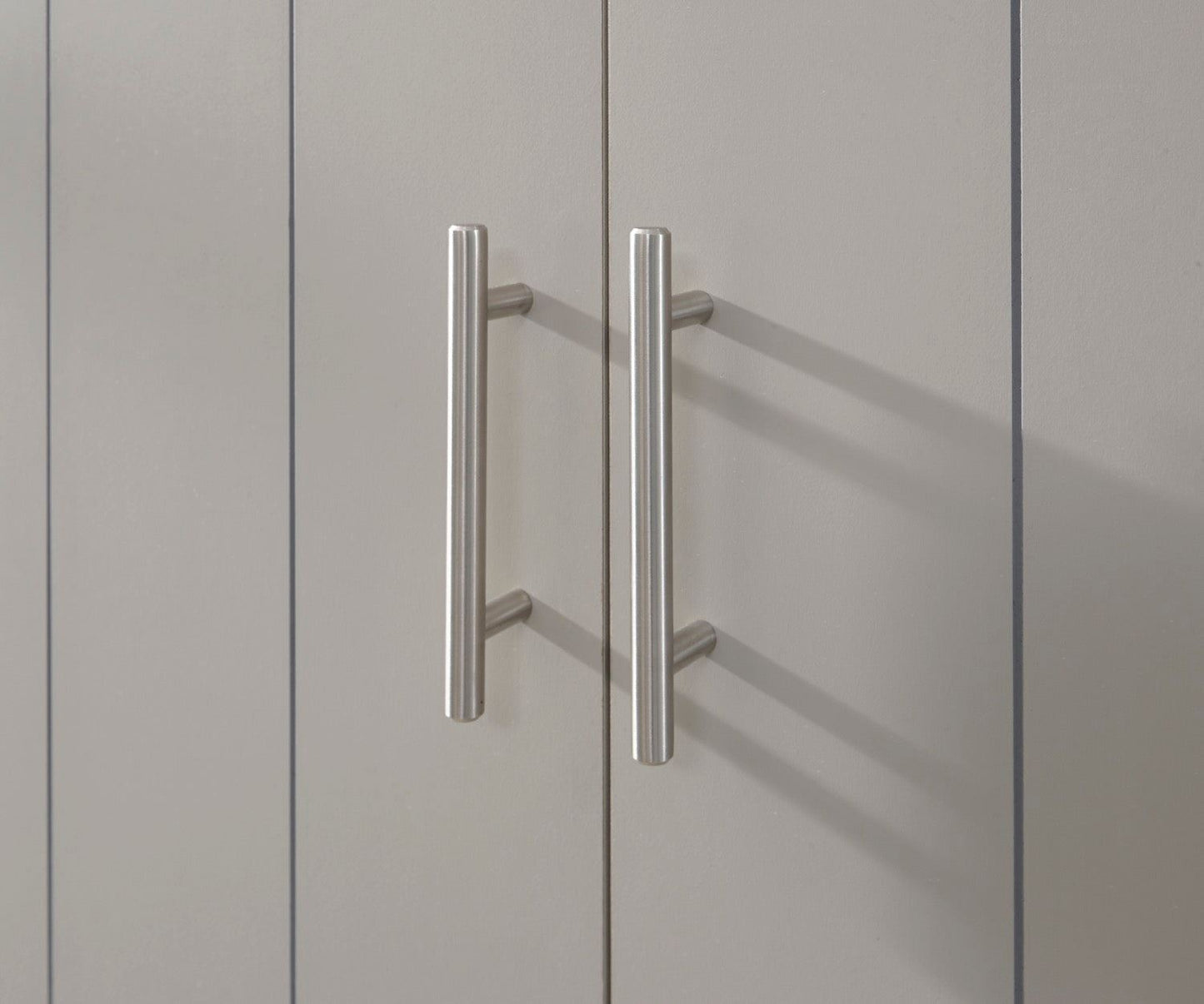 Kinsley 2 Door 1 Drawer Wardrobe-Grey