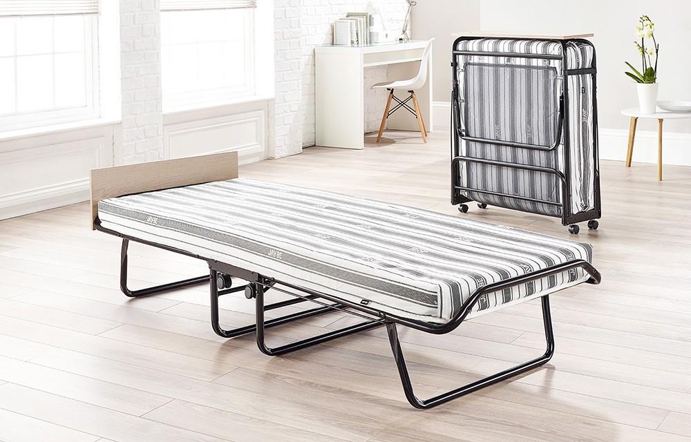 Jay-Be Supreme Automatic Folding Bed with Rebound e-Fibre Mattress-Single