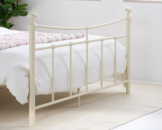 Eliza Small Double Bed - Cream