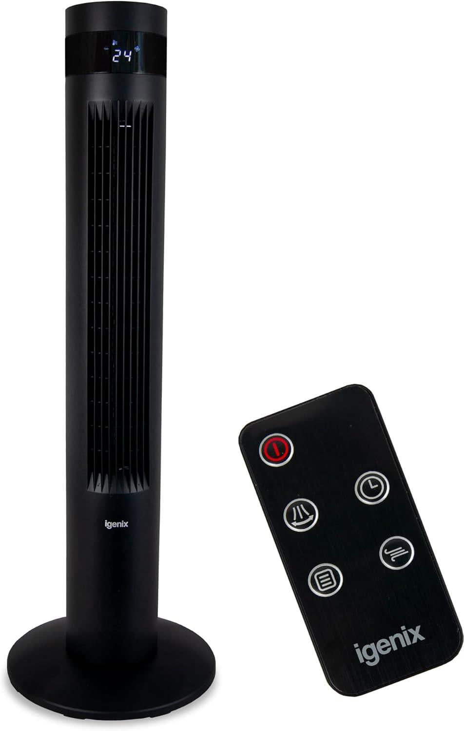 Igenix 35" Digital Tower Fan - Black