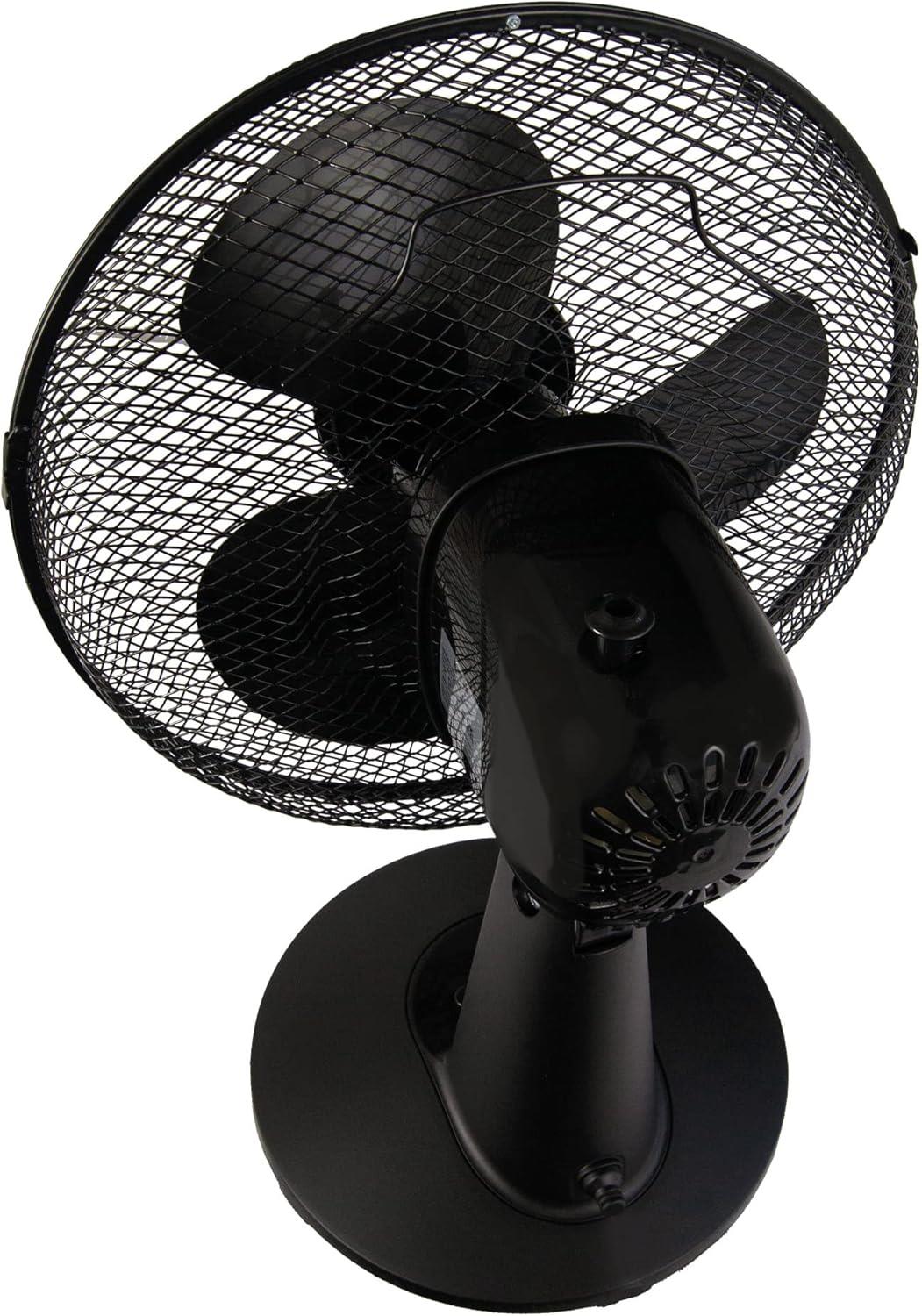 Igenix 12" Desk Fan Black