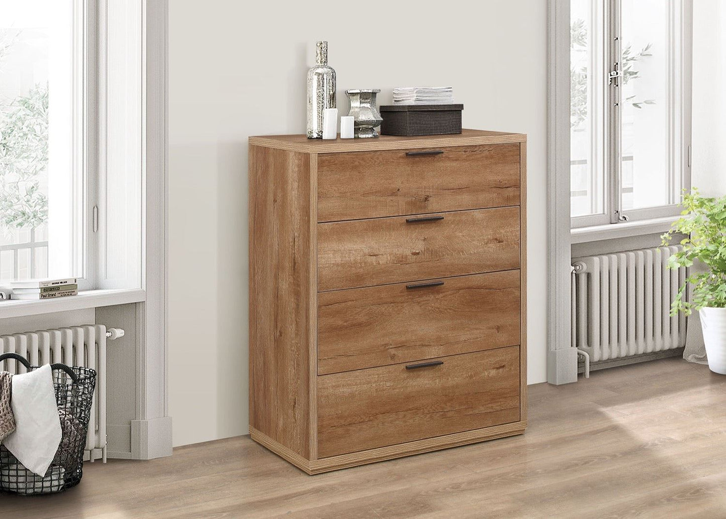 Sullivan 4 Drawer Chest - Oak