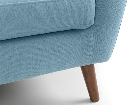 Moki 3 Seater Sofa-Blue