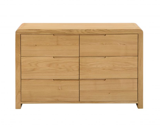 Curvus 6 Drawer Wide Chest
