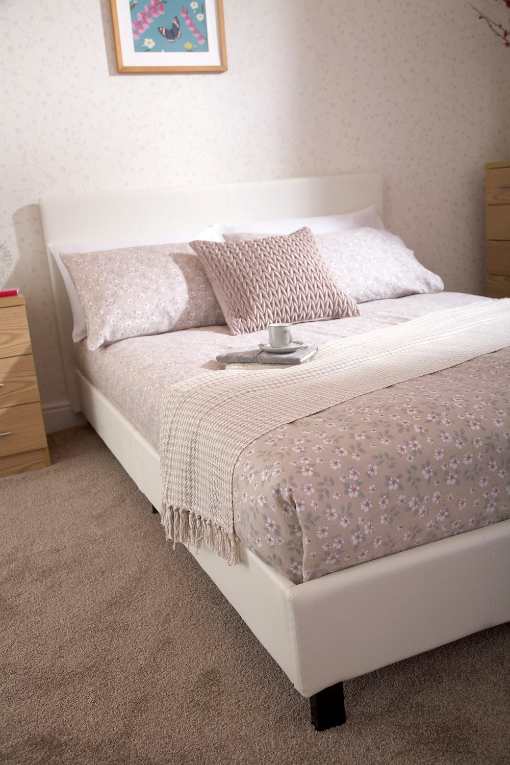Simple King Bed in a Box-White