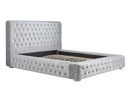 Grace King Bed - Grey