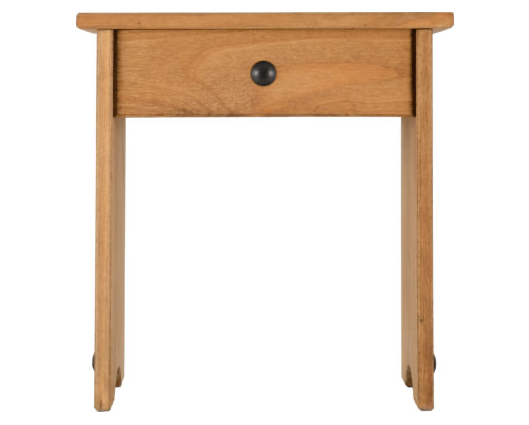 Corona Dressing Table Stool - Distressed Waxed Pine