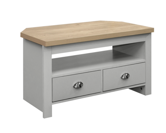 Harper Corner TV Unit - Grey