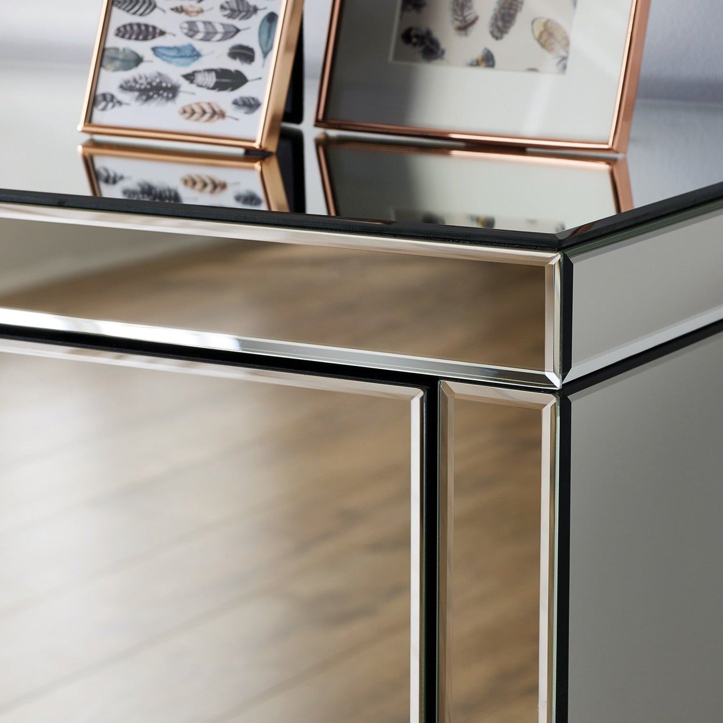 Seville 6 Drawer Chest - Mirrored
