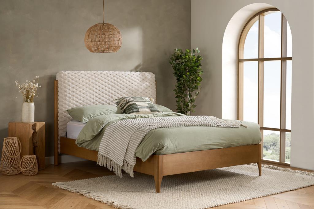 Hatti Double Bed - White