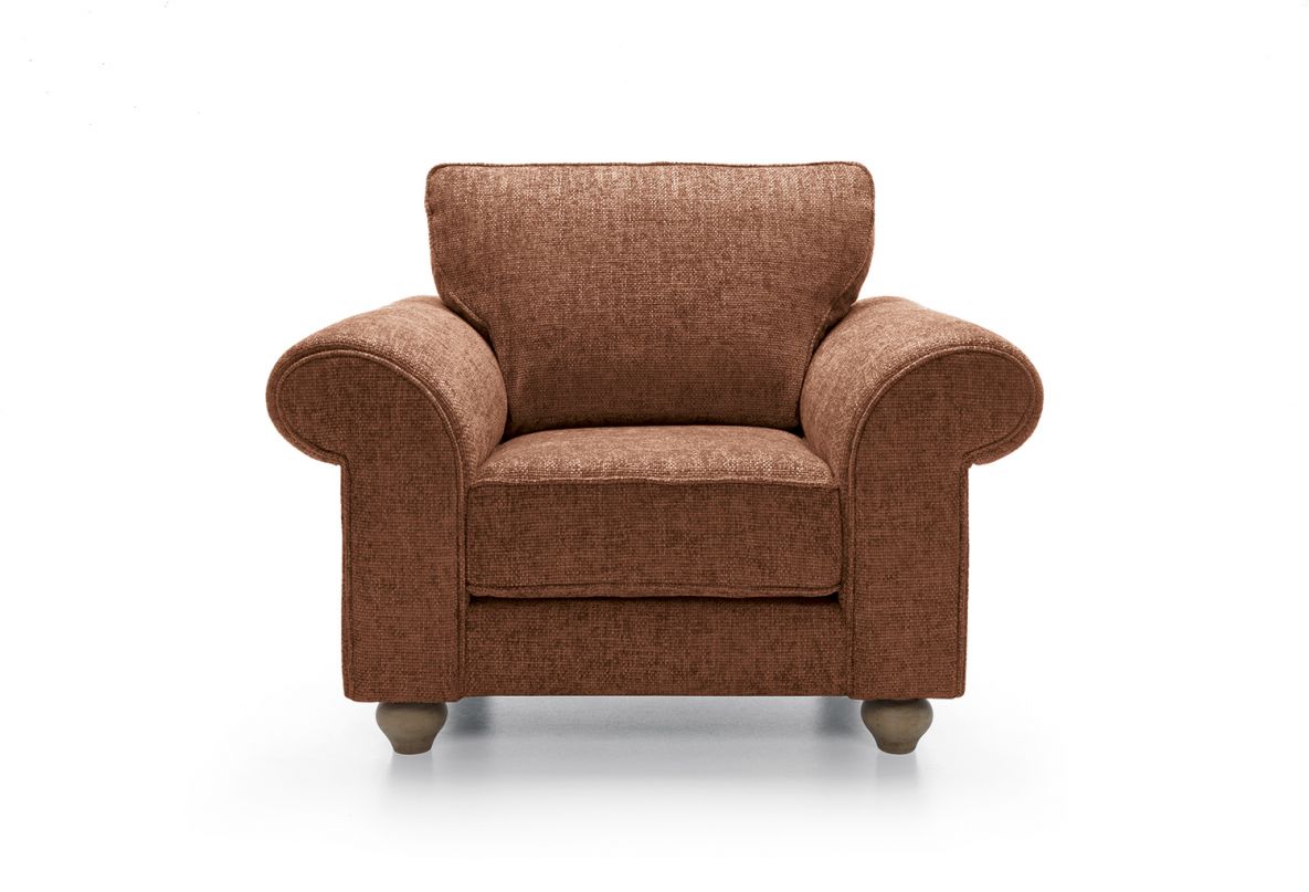 Iris Armchair - Burnt Orange