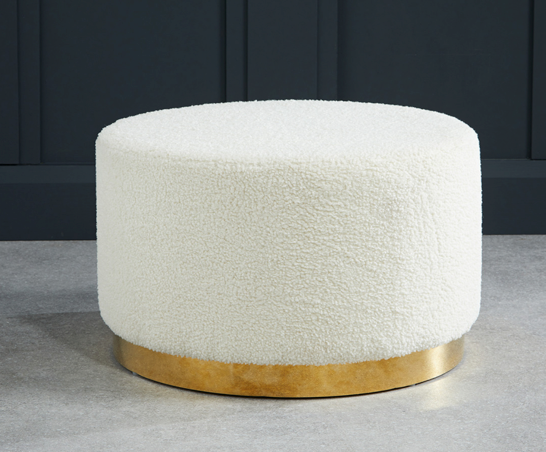 Layla Large Ted Fabric Pouffe