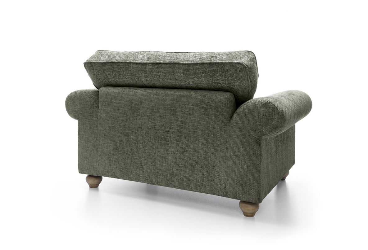 Iris Love Seat - Rifle Green