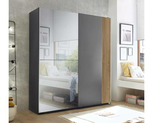 Berno Sliding 2 Door Wardrobe With Mirror