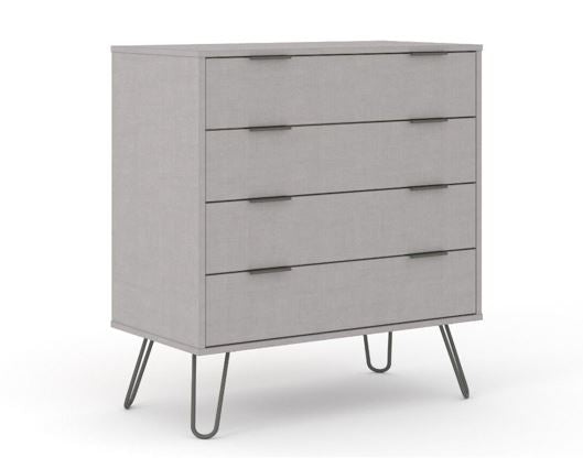 Austin Grey 4 Drawer Chest of Drawers