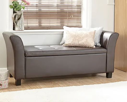 Vanessa Window Seat-Brown