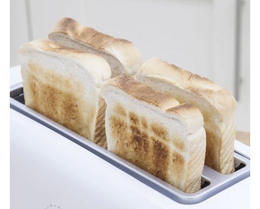 Swan 4 Slice LongSlot Toaster White