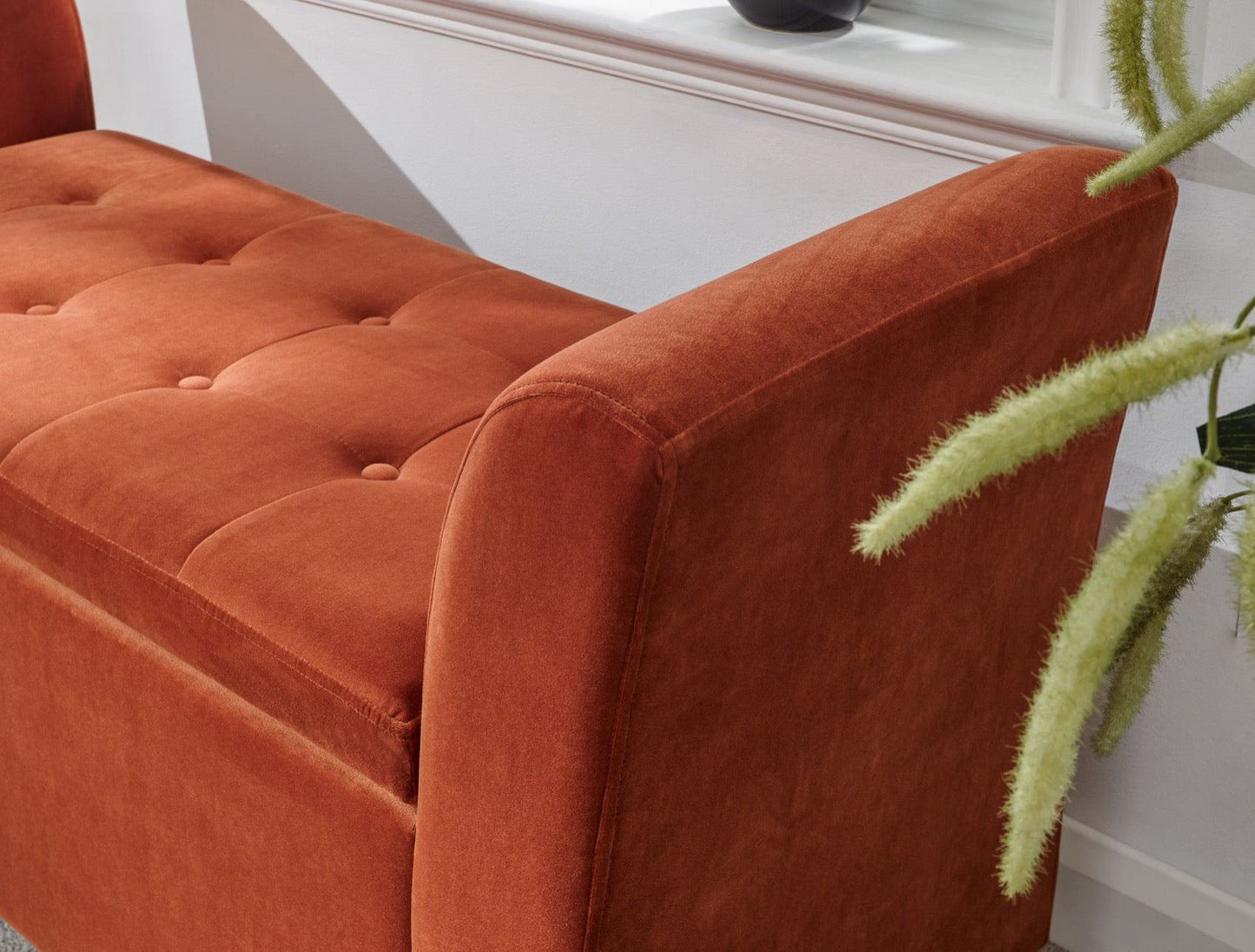Glam Window Seat-Russet