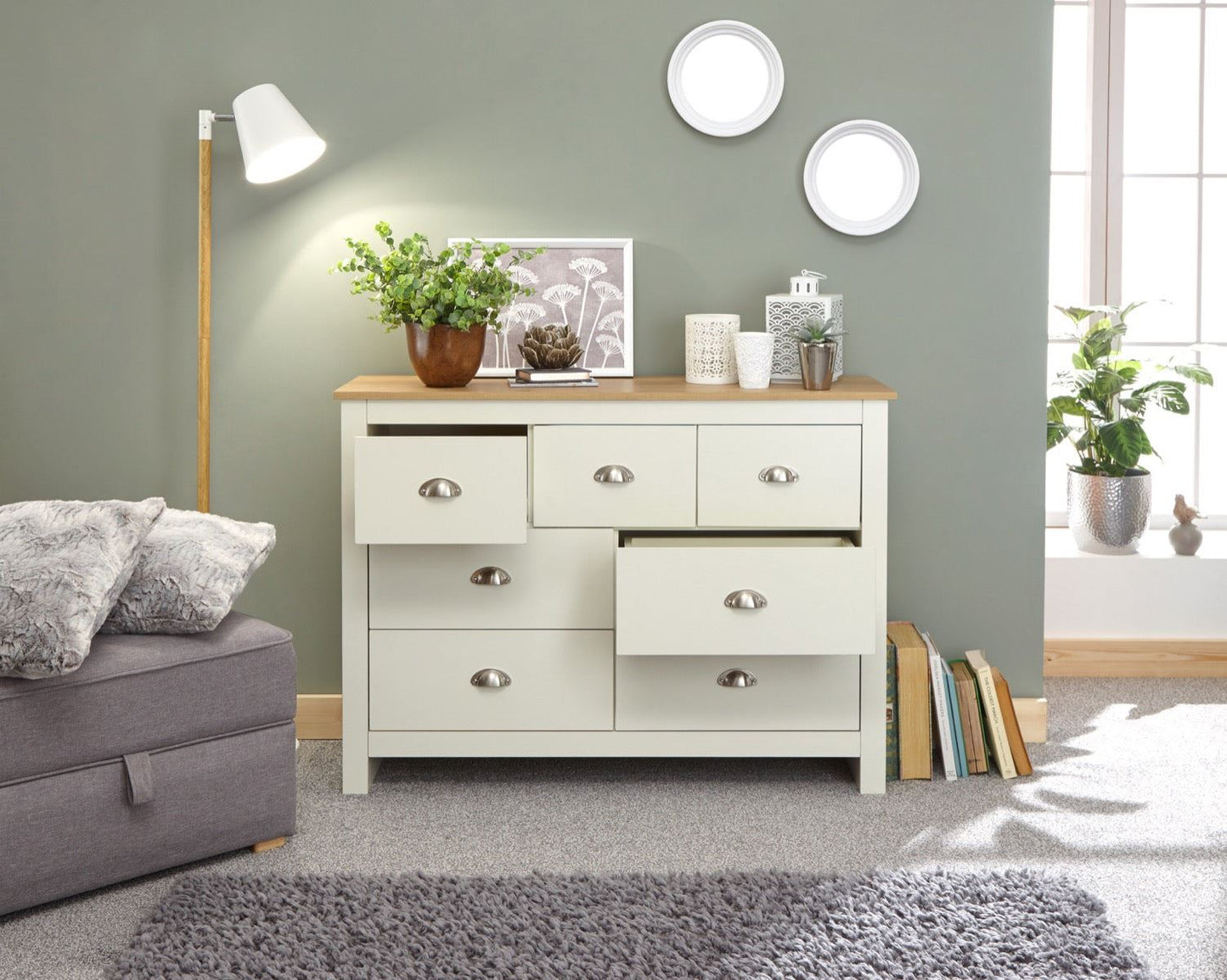 Lachlan Merchants Chest-Cream