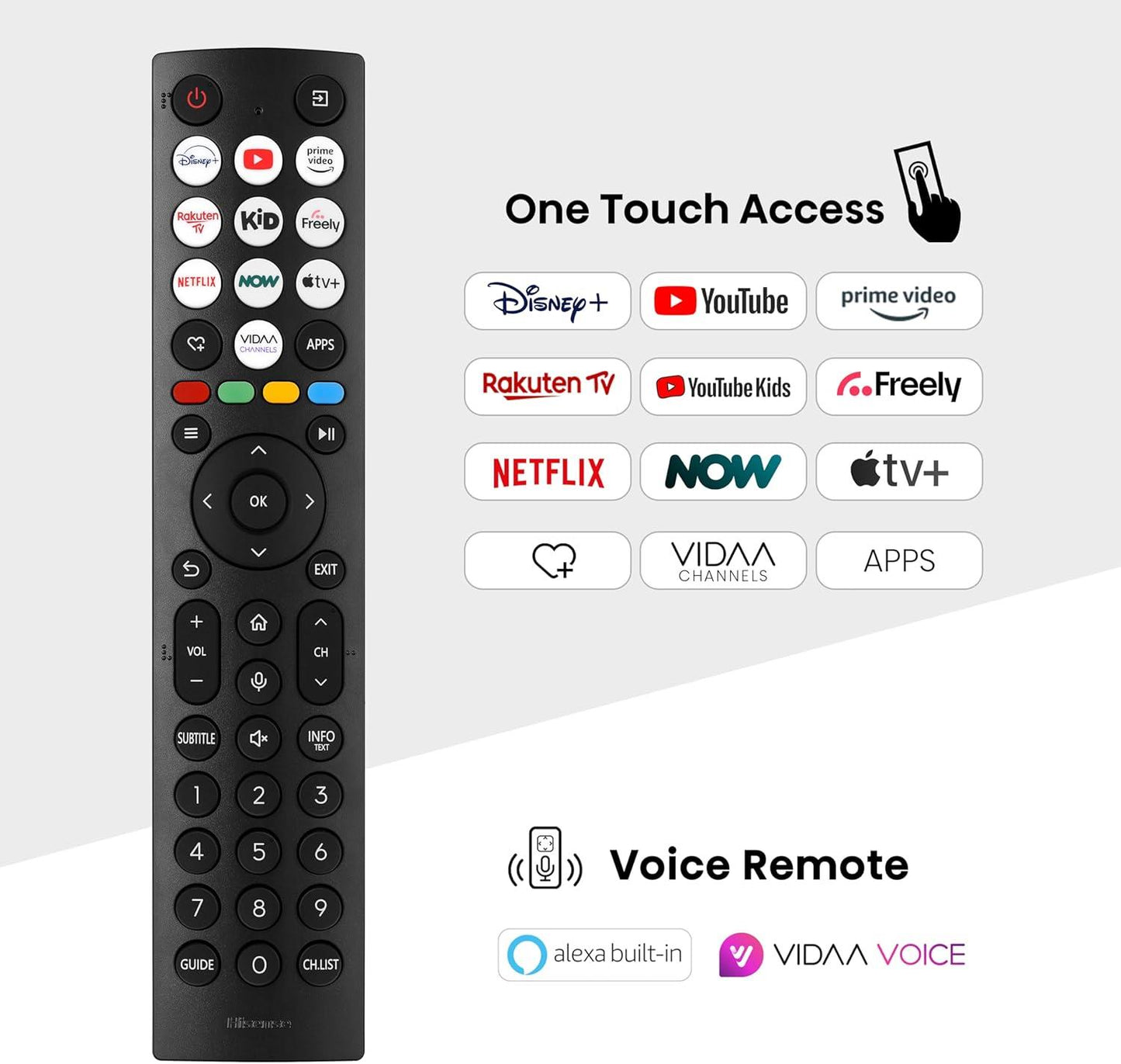HISENSE 50A6NTUK 50" Smart 4K Ultra HD HDR LED TV with Amazon Alexa