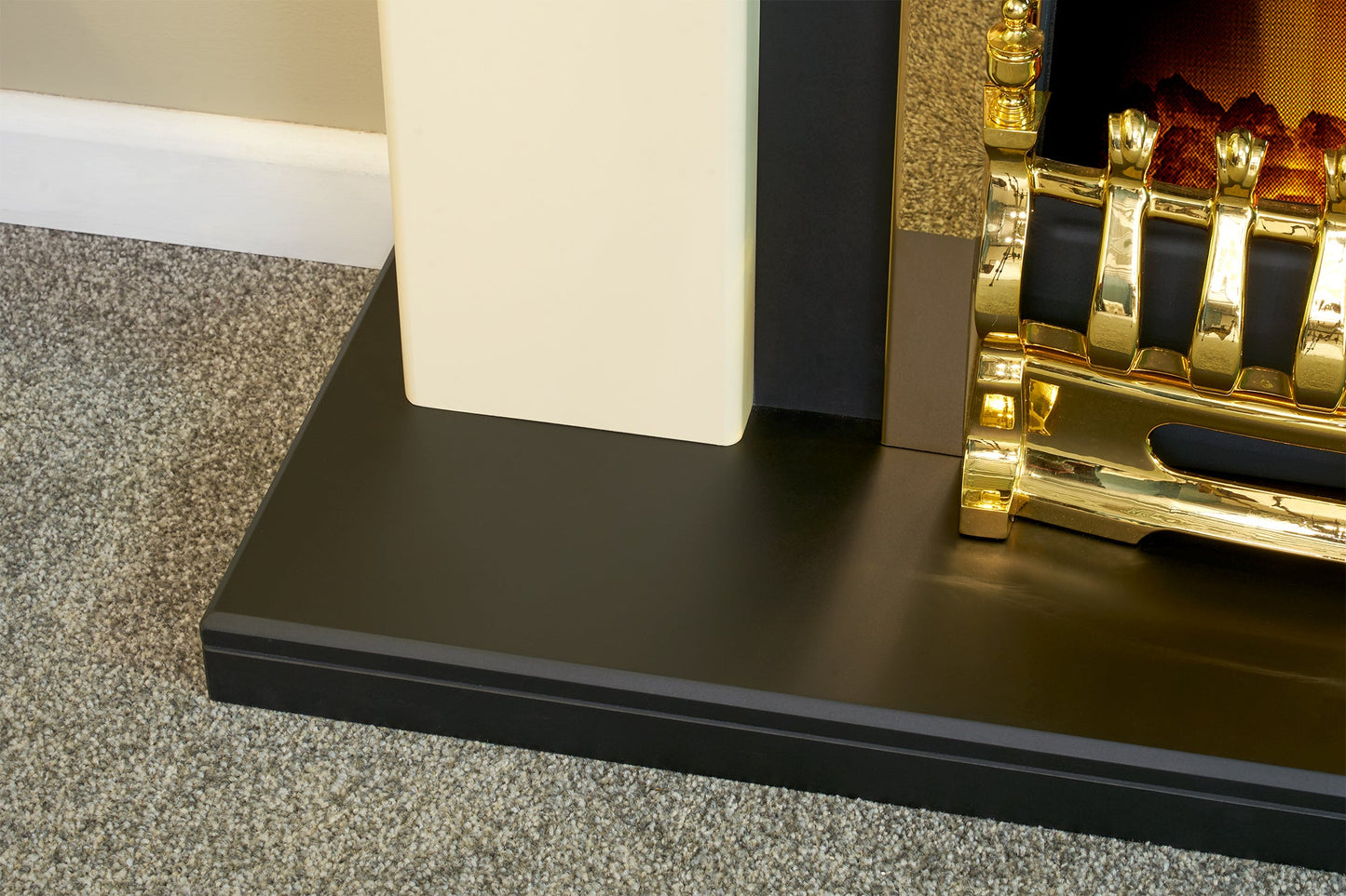 Hilton Fireplace Suite in Cream 39 inch