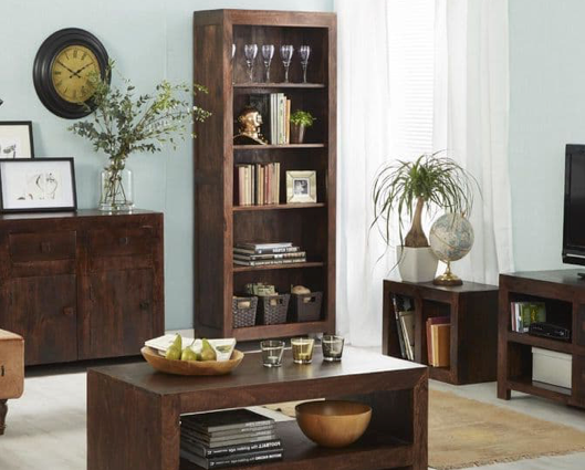 Sapeli Large Open Bookcase