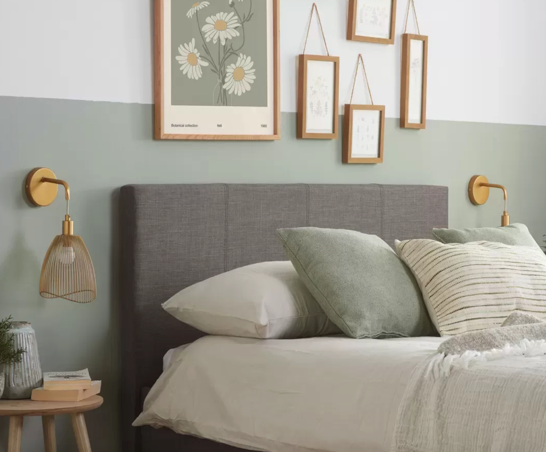 Beda King Bed - Grey