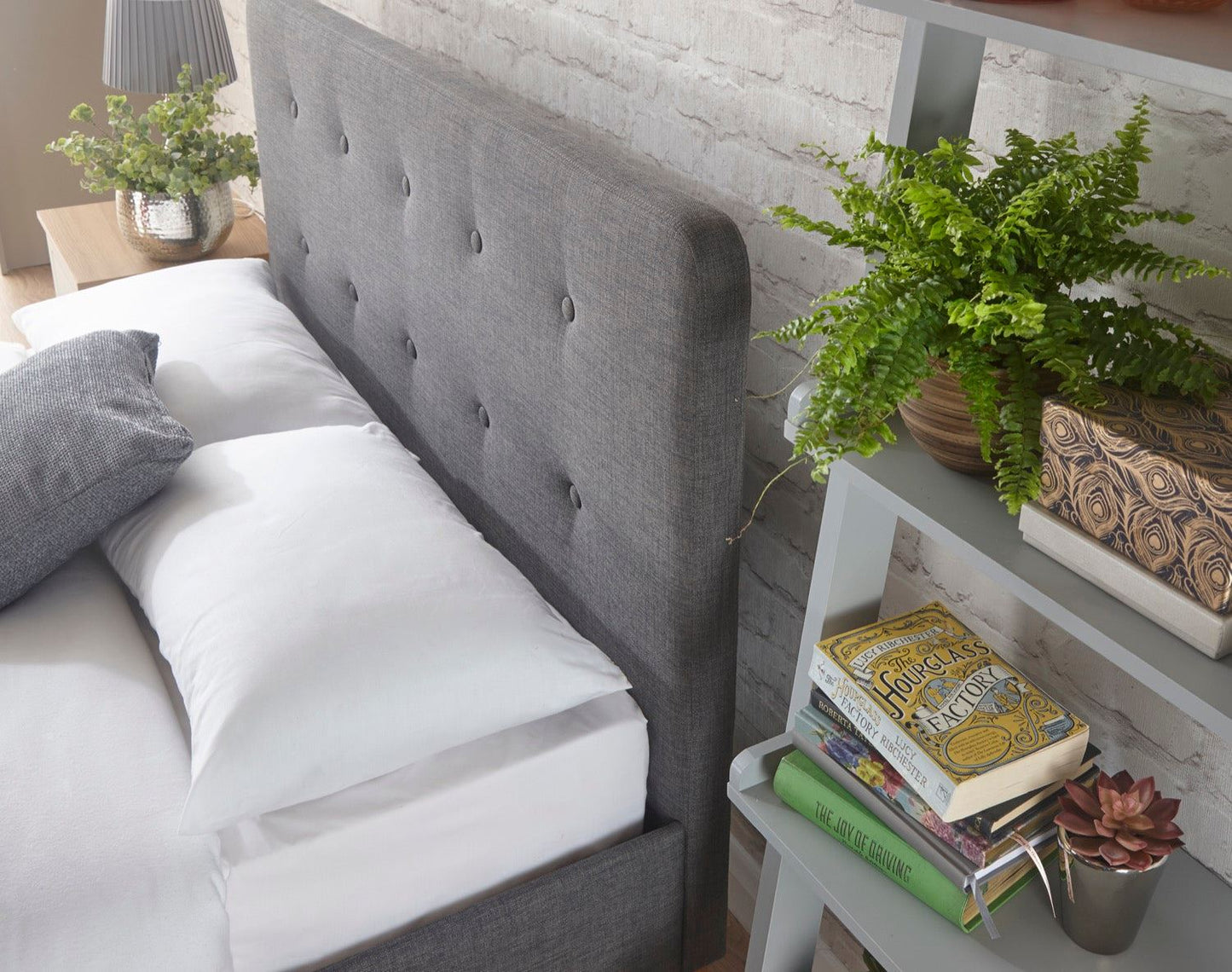 Ashbourne King Size Bed - Grey