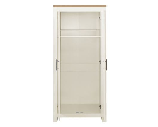 Harper 2 Door Wardrobe - Cream
