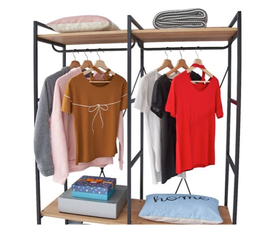Cohen Open Wardrobe- Riveria Oak