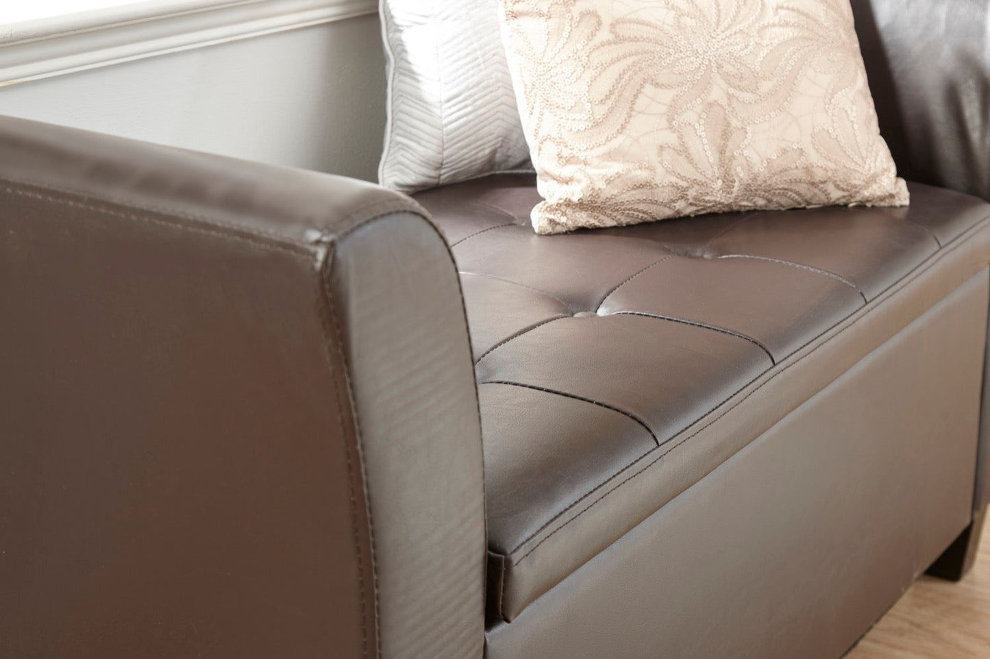 Vanessa Window Seat-Brown