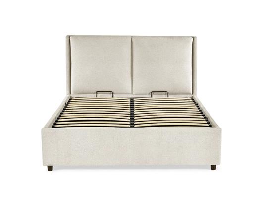 Maddock Ottoman Storage King Bed - Beige