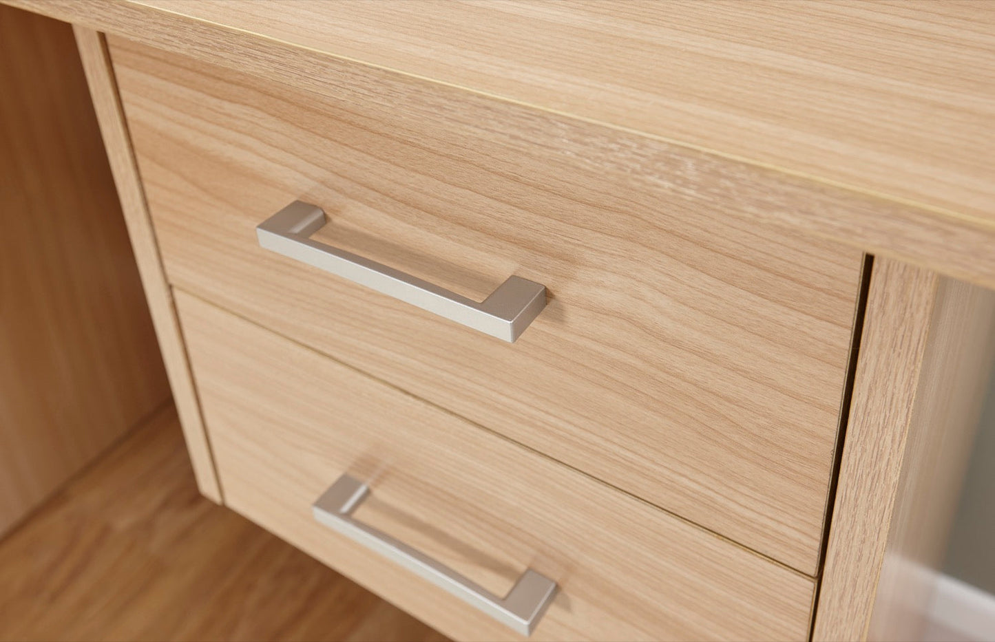 Princeton 2 Drawer Desk-Oak