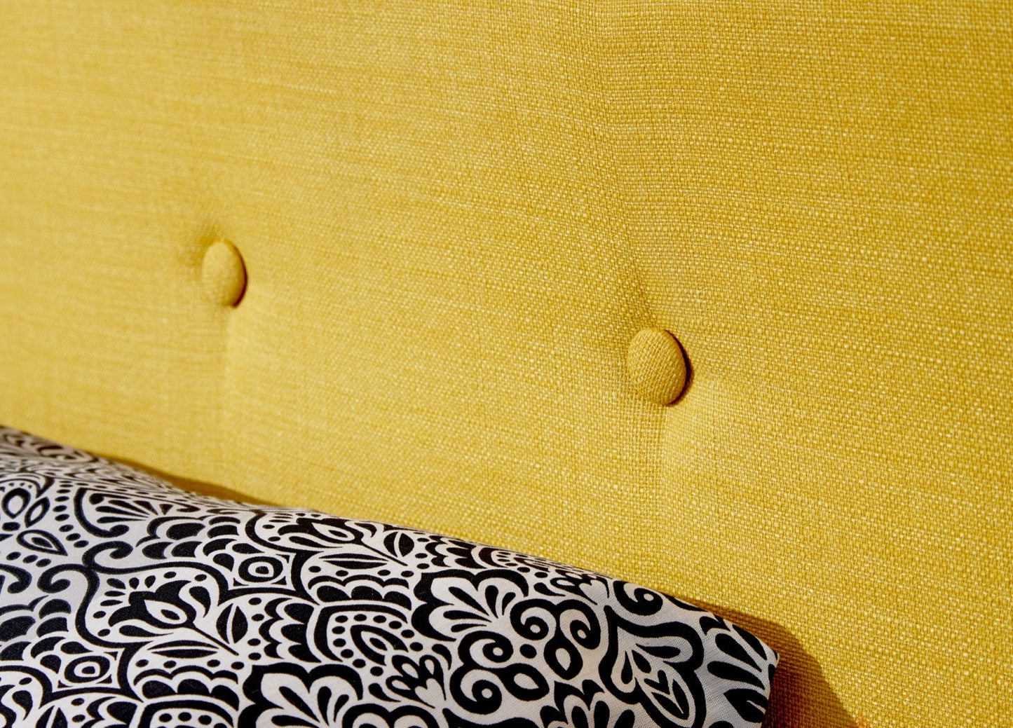 Ashbourne Double Bed - Mustard