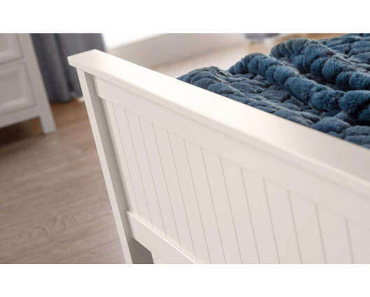 Maine Double Bed - Surf White