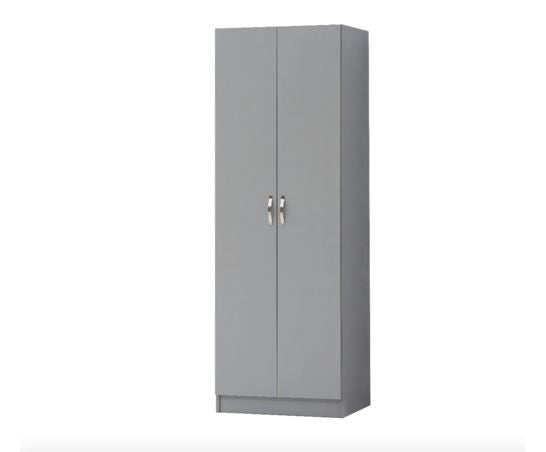 Easton 2 Door Wardrobe- Grey
