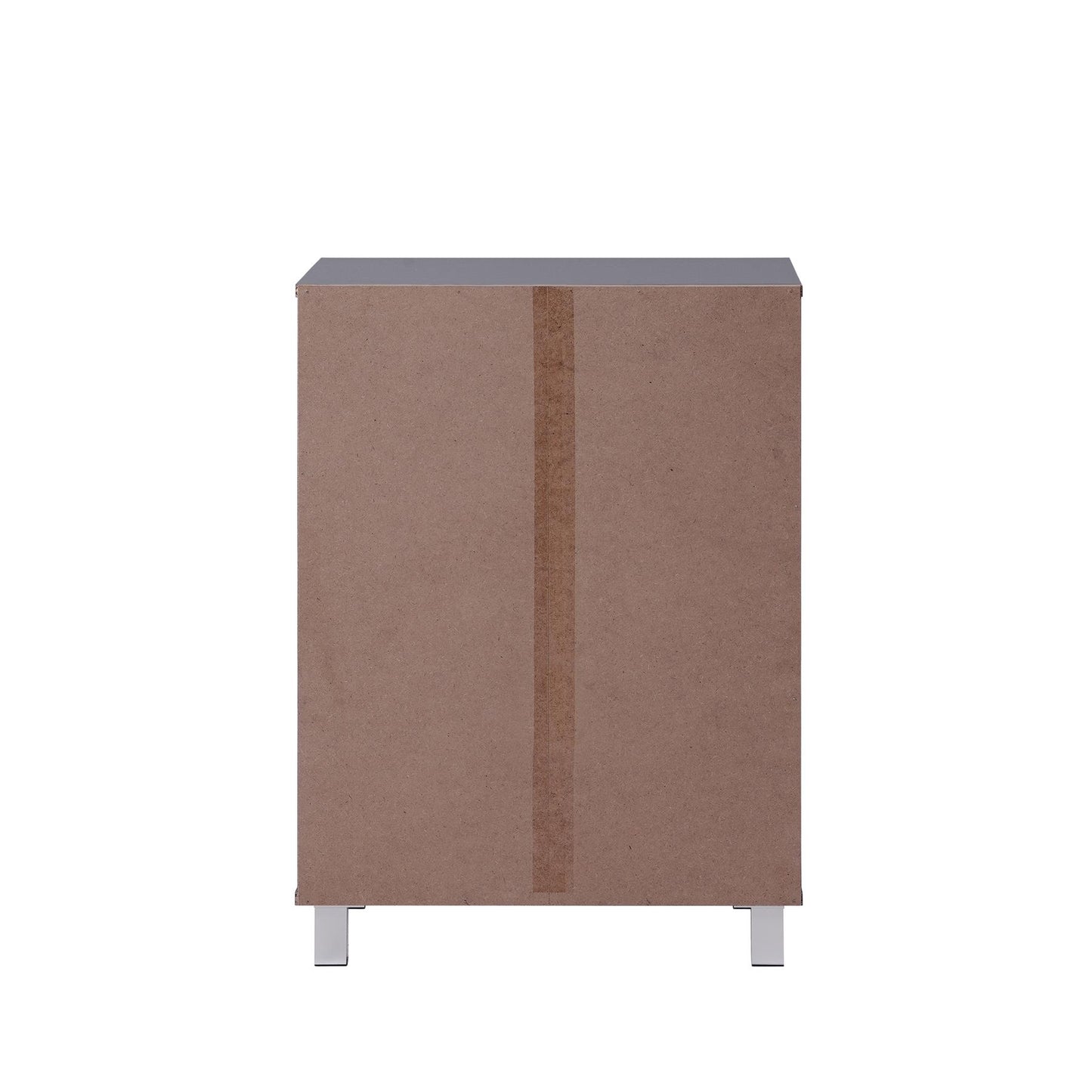 Euston 2 Door Shoe Cabinet - Dark Grey