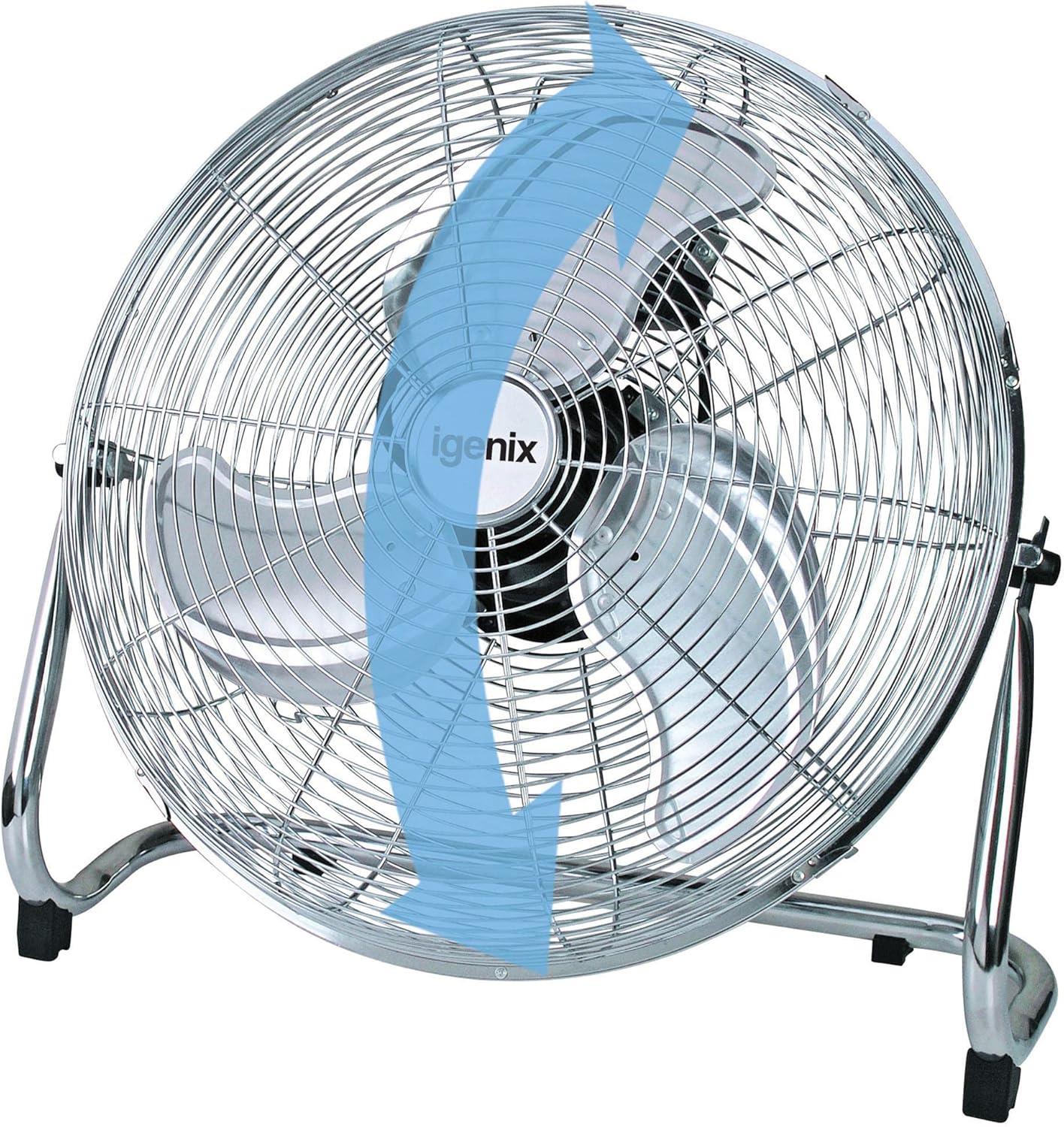 Igenix 18" Chrome Floorstanding Air Circulator