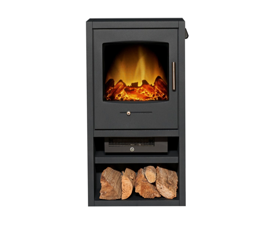 Benson XL Stove in Charcoal Grey